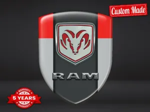 Dodge Heckscheibenaufkleber Premium Anpassbar Maximal